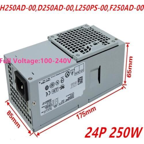 New PSU For Dell V3800 3010 7010 9010 390 790DT V260S 620S Power Supply H250AD-00 D250AD-00 L250PS-00 F250AD-00 AC250ES-00