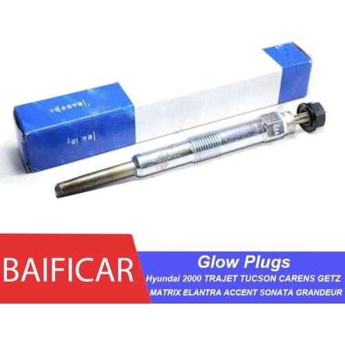 Baificar Genuine Glow Plugs 4Pcs 36710-27010 For HYUNDAI TRAJET TUCSON CARENS GETZ MATRIX ELANTRA ACCENT VERNA SONATA GRANDEUR