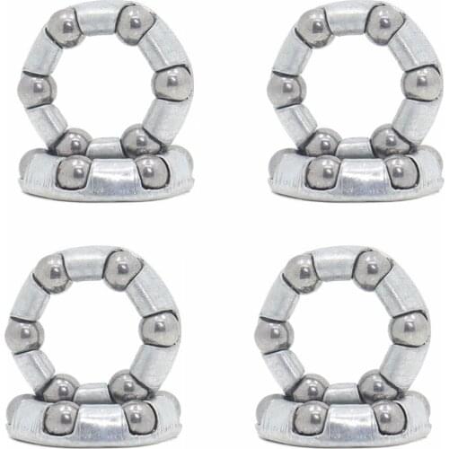 Caged Ball Bearings OD 20mm 8PCS Rear Bike Wheel Hub Headset Crankshaft Pivot Retainer Steel Oversize 6 Balls Bearing 20 mm