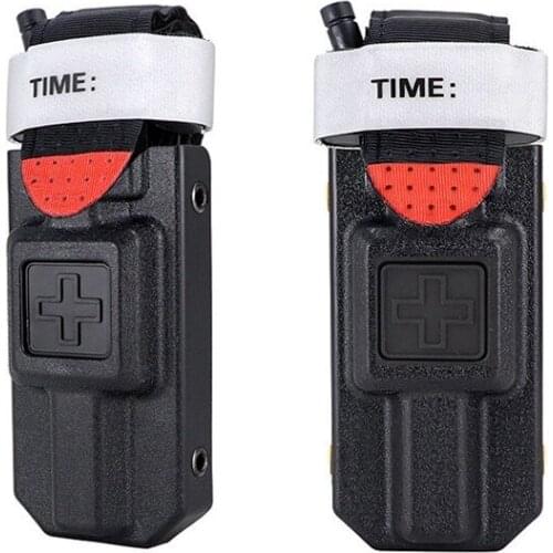 Outdoor Molle EMT Tourniquet Carrier Pouch Hunting Application Tourniquet Storage Bag Box Holder Case Tactical Quick Pull Box