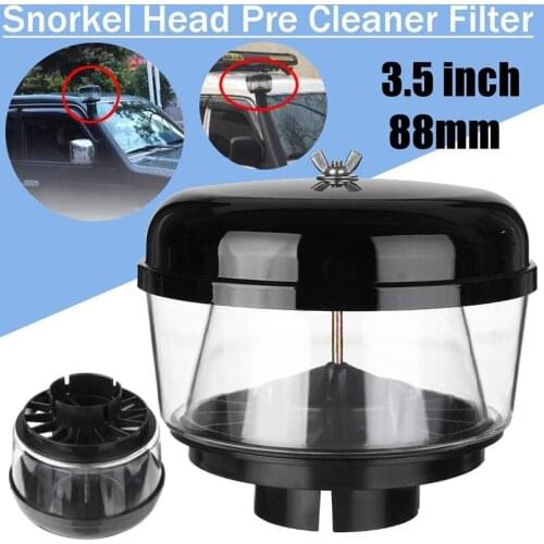 Water Trap Snorkel Head Air Ram Head Pre Cleaner Air Flow Car Snorkel Head Snorkel Ram Sand Cup for Toyota Nissans