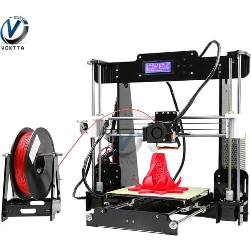 High-precision Anet A8 3D Printer DIY Kits Self Desktop 3D Printing Acrylic Frame LCD Screen 3d Printer 220*220*240mm