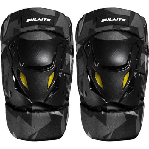 SULAITE Protective Motorbike Knee Pad For Summer Riding Motorcycle Protective Guard Gear Off-road Elbow Protection For Safety