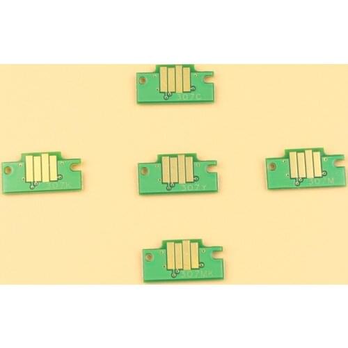 5 colors PFI-307 ink chip for Canon IPF 830 IPF 840 IPF 850 cartridge chip PFI 307 chip 330ml BK C M Y MBK