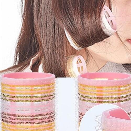 6Pcs/Set Hair Rollers Bang Roll Curler Hair Curler Salon Hair Dressing Curlers Lazy Curler Hair Styling Tools