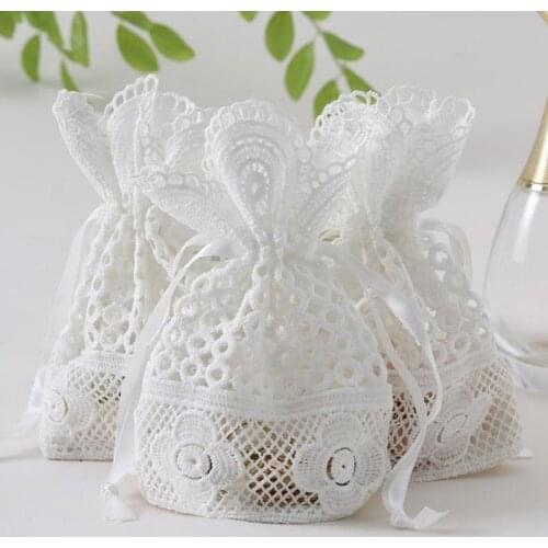 600pcs Drawstring Bags Storage Package Bag Flowers Home Storage Package Travel Portable Pouch NO210