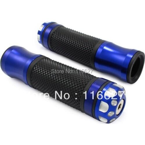 7/8" Blue Handlebar Rubber Hand Grips for Dirt Bike Honda XR CRF YZ DR-Z KLR Honda, Yamaha, Suzuki, Kawasaki BMW