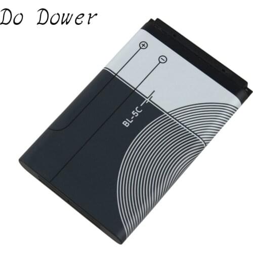 High Qualtiy 1020mAh BL 5C BL-5C Battery For Nokia 6600 2610 2600 2300 6230 6630 N70 N71 N72 N91 E60 BATTERY BL5C