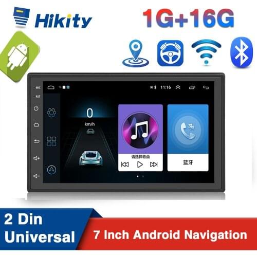 Hikity Android 2 Din Car Radio GPS Car Multimedia stereo Player Wifi Autoradio 7 "GPS Navigation Car Stereo For Nissan/ Toyota