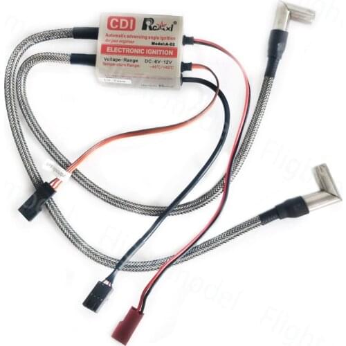 Rcexl CDI Electronic Ignition Automatic Advancing Angle LV Type Twin Cylinders ME8 1/4-32 90 Degree For V & Line Type Gas Engine