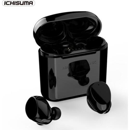 TWS Wireless Headphones Bluetooth Ear Hook Earphone Stereo Headset With 800mAh Charging Box for iPhone Samsung