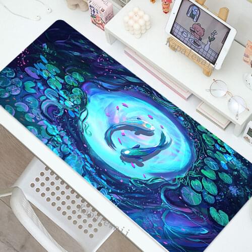 Computer Mouse Pad XXL XL Gaming MousePad for PC Laptop Desktop Gamers Solid Black Large Mouse Mat Keyboard Pad Office Desk Mat
