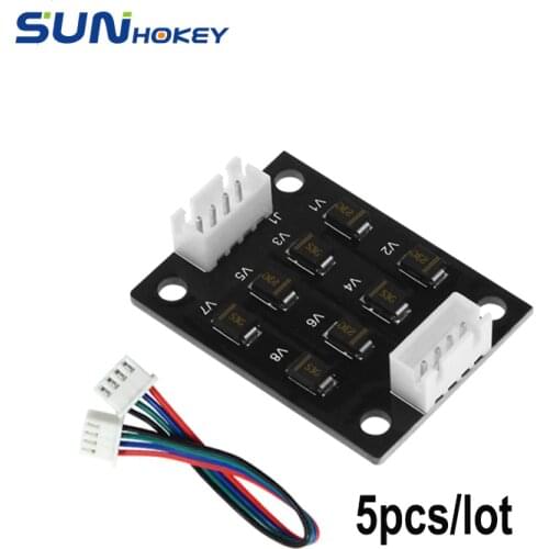 Sunhokey 5pcs /lot Smoother V1.0 A4988 DRV8825 Stepper Motor filter Motor Eliminator for 3D Printer