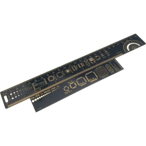 The multi-function PCB electronic engineer ruler is suitable for drawing icon rulers. Protractor 15 cm 25 cm