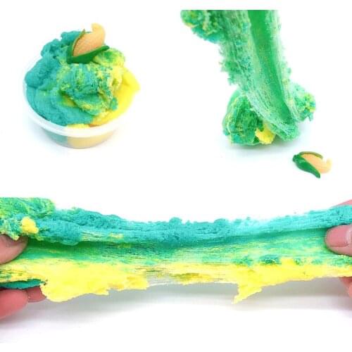 New Cute Colorful rainbow Cloud Slime Clay polymer anti Stress Kids Toy Cotton Mud Magic Crystal sand fluffy slime Clay Toy