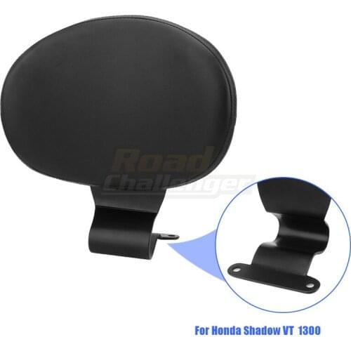 New Fixed Motorcycle Black Plug-In Driver Backrest Pad For Honda VTX 1300 VTX1300 Moto Accessories