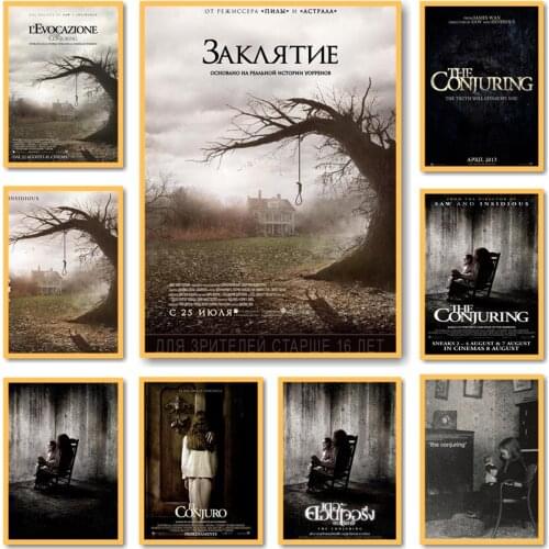 The Conjuring Movie Posters Kraft Paper Retor Vintage Poster For Home Room Bar Decor Art Wall Stickers