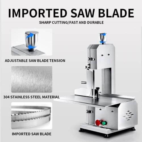 RC-210 bone sawing machine bone cutting machine commercial desktop sawing meat cutting fish trotter steak bone frozen meat