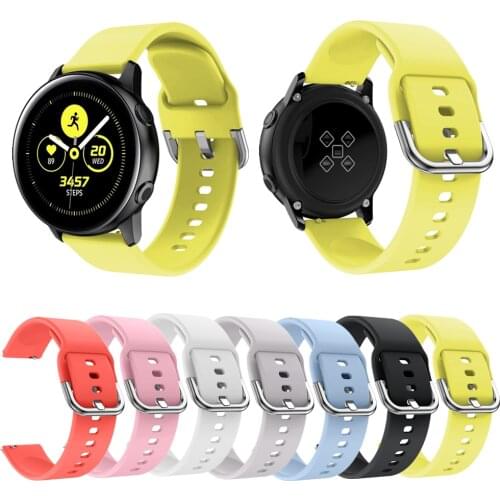 Watch Band Silicone Smart Watch Belt for Garmin Vivoactive 3/3 music Forerunner 645 2 Watch Bracelet loop for Ticwatch 2/E belt
