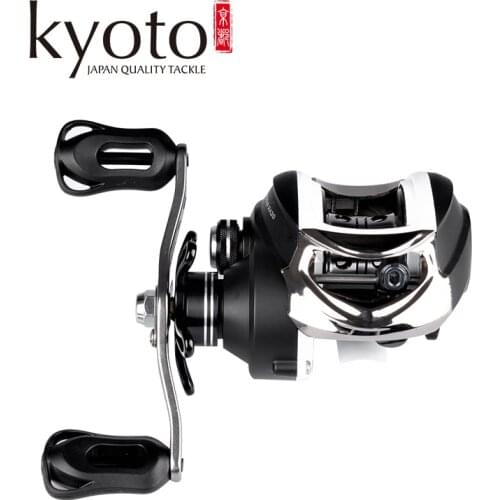 KYOTO ABSOLUTE 120 Fishing Reel Baitcast Reel Gear Ratio 6.3:1 9+1BB Left/Right Hand Baitcasting Fishing Reel Fresh/Salt Water