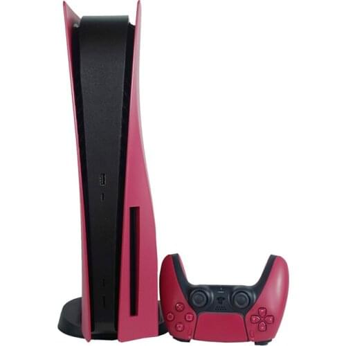 Dropshipping For PS5 Cosmic Red Faceplate Disc Edition Anti-Scratch Dustproof Protective Shell Cover Replacement FacePlate