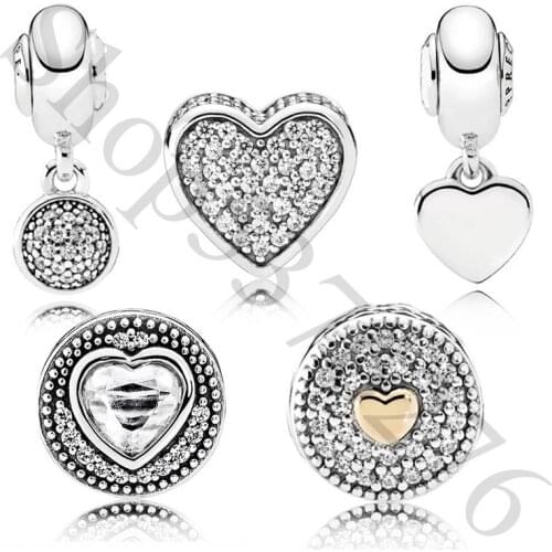 925 Sterling Silver Bead Appreciation Hope Affection Love Charm Fit Fashion Women Pan Essence Bracelet Bangle DIY Jewelry