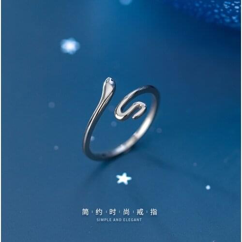 Bohemian Snake Rings For Women Boho Rings Party Trend Korean Creative Geometric Irregular Jewelry Gift