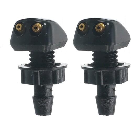 1/2pcs Universal Car Front Windshield Washer Wiper Nozzle Sprayer Sprinkler Water Spout Outlet for Toyota Mazda Hyundai