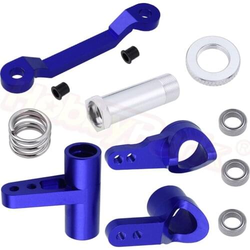 Aluminum Steering Servo Saver Set For VRX Racing 1/10 Trophy Truck RH1043 RH1045 RH1043SC OCTANE XL EBL EBD Upgrade Parts