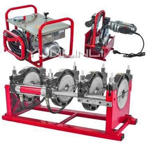 220v 2000W Hot Melt Machine PE Butt Fusion Welder Butt Welding Machine 63-250mm