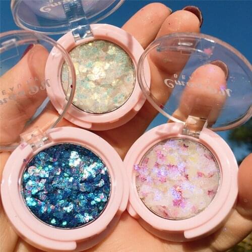 Glitter Eyeshadow Palette Shimmer Mermaid Sequin Gel Cream Eye Shadow Pigment Waterproof Eyes Makeup Maquiagem
