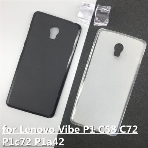 Official Original Silicone Full Funda Case for Lenovo Vibe P1 C58 C72 P1c72 P1a42 Phone Back Cover Pudding Cases Para Black