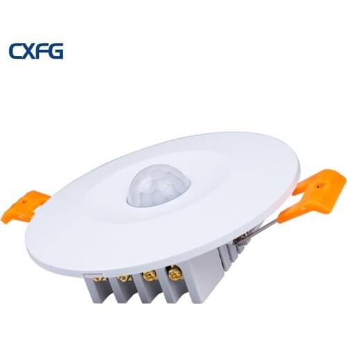 CXFG New Intelligent Human Body Induction Wall Delay Switch Microwave Radar PIR Sensor Detector Infrared Motion Sensor LED Light