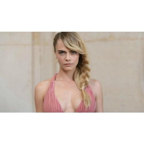 D0400 Cara Delevingne Actor Star Models Silk Fabric Poster Art Decor Indoor Painting Gift