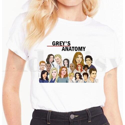 Greys Anatomy You're My Person Grays Anatomy Short Sleeve Female Tops Tees Harajuku Vogue VintageT Shirts Womens T-shirt