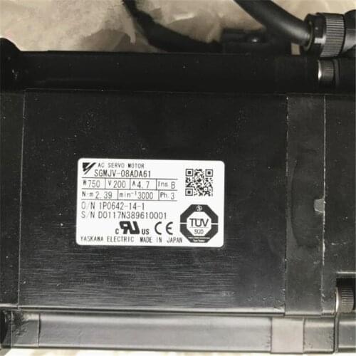 Used Tested Working AC Servo Motor SGMJV-08ADA61