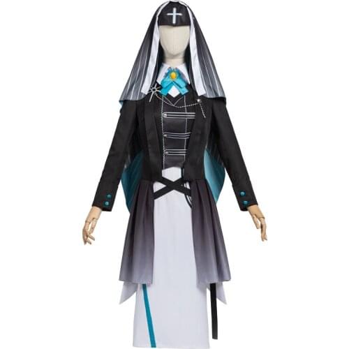 Identity V Prophet Eli Clark Seer Fortune Teller Midsummer Tea Party Dress Full Set Clothes Halloween Dress Up Cosplay Costume