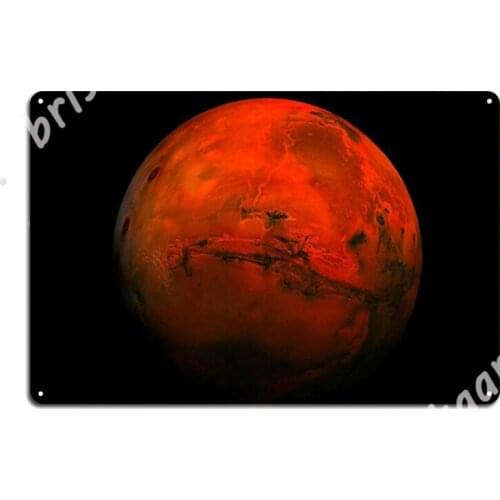 Mars - The Red Planet Metal Signs Wall Cave Cinema Customize Wall Decor Tin sign Posters