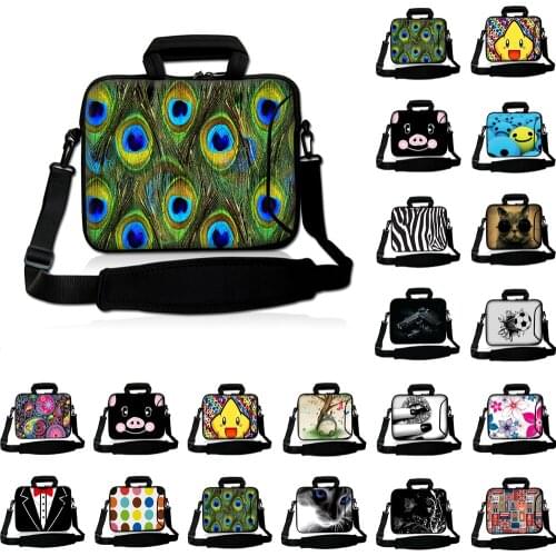 Laptop Neoprene Handle Messenger Briefcase For Macbook Air Pro Retina 11 12 13 14 15.6 16 Case Bag For Xiaomi Dell Huawei M2 10