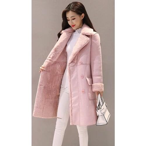 PKSAQ Women's Suede Jackets