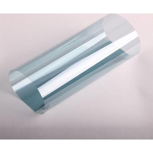 HOHOFILM 45cmx500cm Light Blue Window Film House Glass Decor Glass Sticker 99% UV Proof 75%VLT Home Office glass tint adhesive