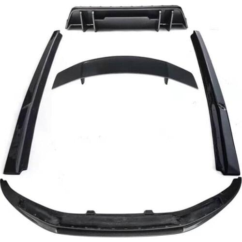 Suitable For New the Audi R8 Modified v Carbon Fiber Kit Front and Rear Lip Tail Side Skirt