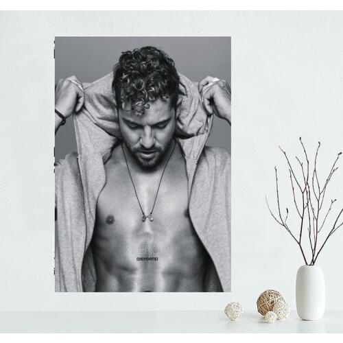 Custom High Quality David Bisbal Canvas Painting Wall Silk Poster Cloth Print DIY Fabric Poster