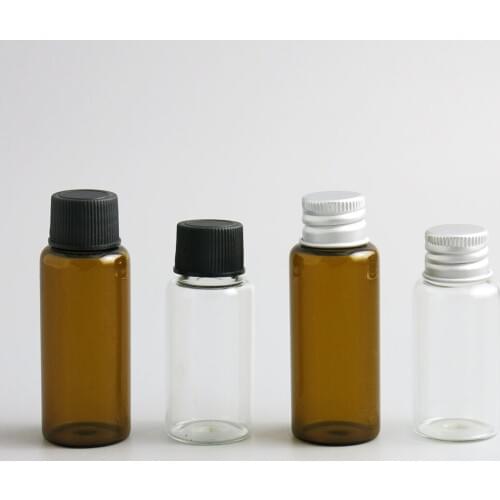 Promotion 500 x 20ml 25ml Liquid Sample Collection Glass Bottles Vials Screw cap Capacity 2/3oz Sample Glass Bottle
