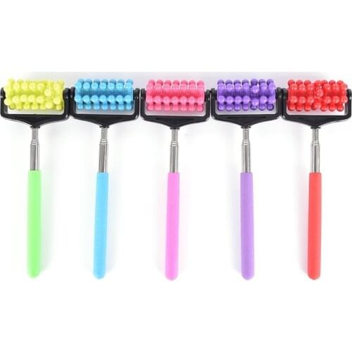Adjustable 21-58cm Back Scratcher Telescopic Massage Case Handy Stainless Steel Pen Clip Pocket Scratching Kit Dragon Claw