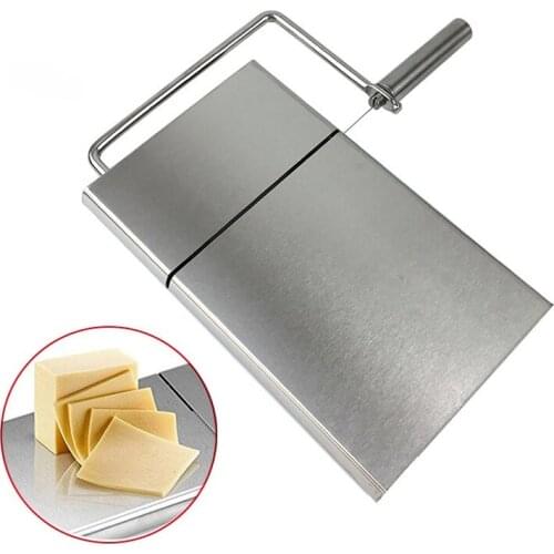 Cheese Butter Slicer Cutter Board Cutting Kitchen Hand Tool Stainless Steel Wire Cheese Slicer Cutting Cheese House Warmings