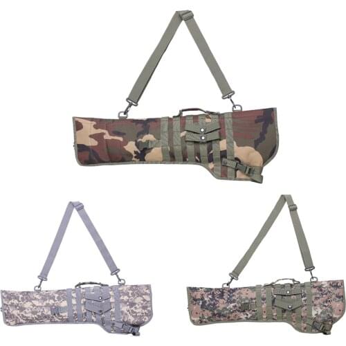 Tactical Rifle Shotgun Scabbard 29 inch Molle Protective Shotgun Case Shoulder Sling Holster Military Army Gun Bag