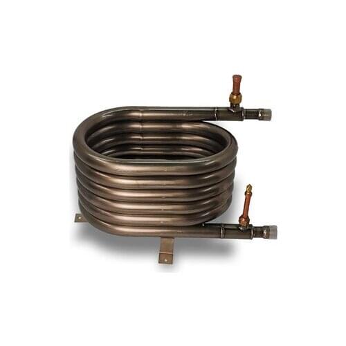 Titanium Tube Heat Exchanger. Pure Titanium Tube Heat Exchanger for Seawater. Air Energy Condenser for Marine Air Conditioner