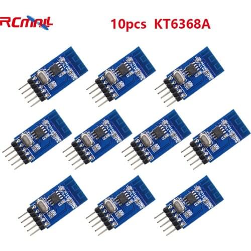 10Pcs KT6368A Test Board Dual-Mode Pure Data Chip Support Bluetooth BLE 5.1 SPP Transparent Transmission Controller Module 3.3V