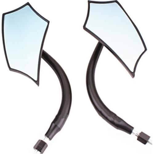 Universal 8/10mm Black Rearview Side Mirrors Motorcycle For Harley XL Sportster 1200 Honda Yamaha Suzuki Kawasaki